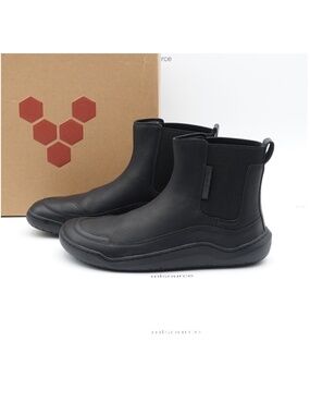 NEW Women's VivoBarefoot Gobi Chelsea Barefoot Leather Boots Obsidian